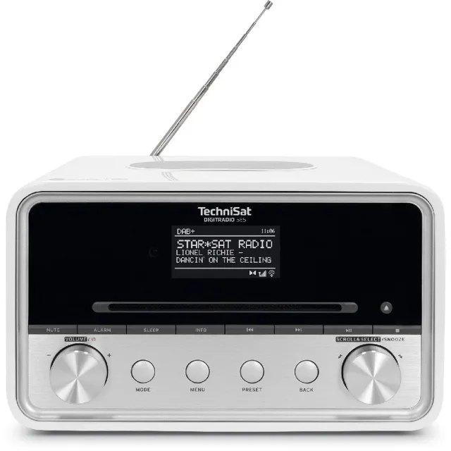 TechniSat DIGITRADIO 585 Radio ibrida bianco CD Qi Alexa