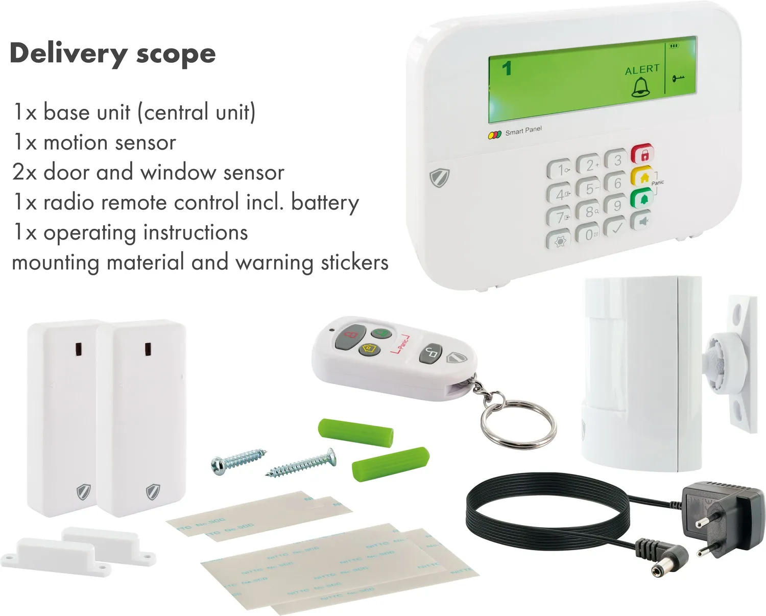 Schwaiger Green Guard Antifurto Wireless 8 zone