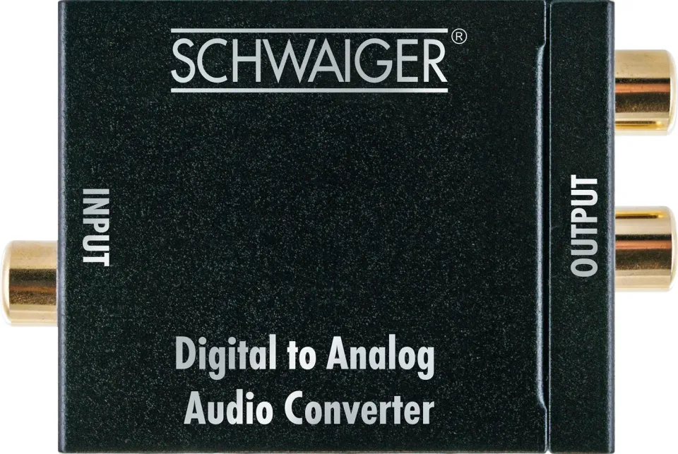 SCHWAIGER Convertitore Digitale Analogico Toslink Coassiale