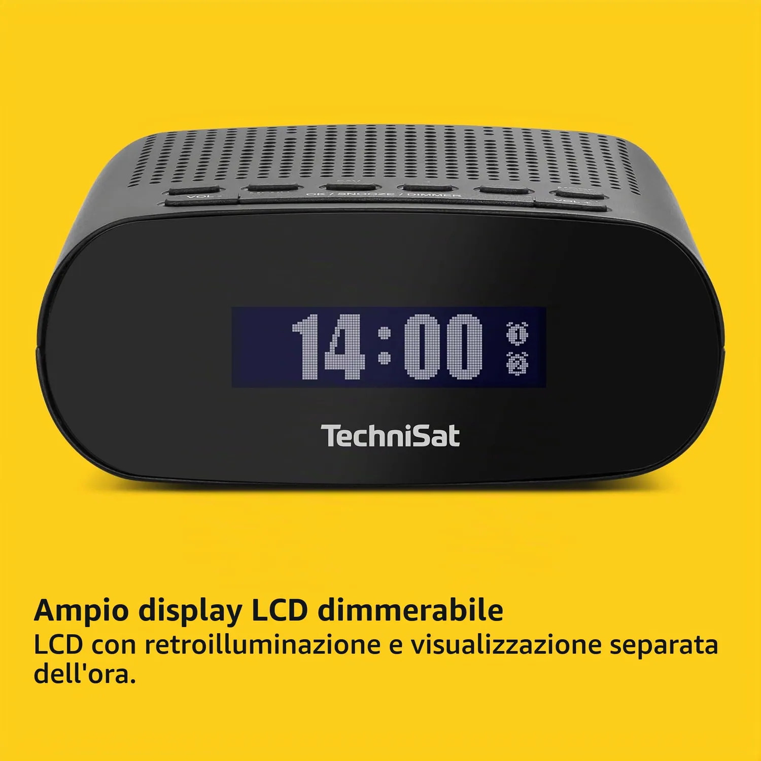 TechniSat TechniRadio 50 Radiosveglia DAB+ FM Nera