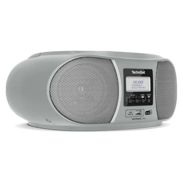 TechniSat DigitRadio 1990 Radio DAB+ Argento CD Bluetooth