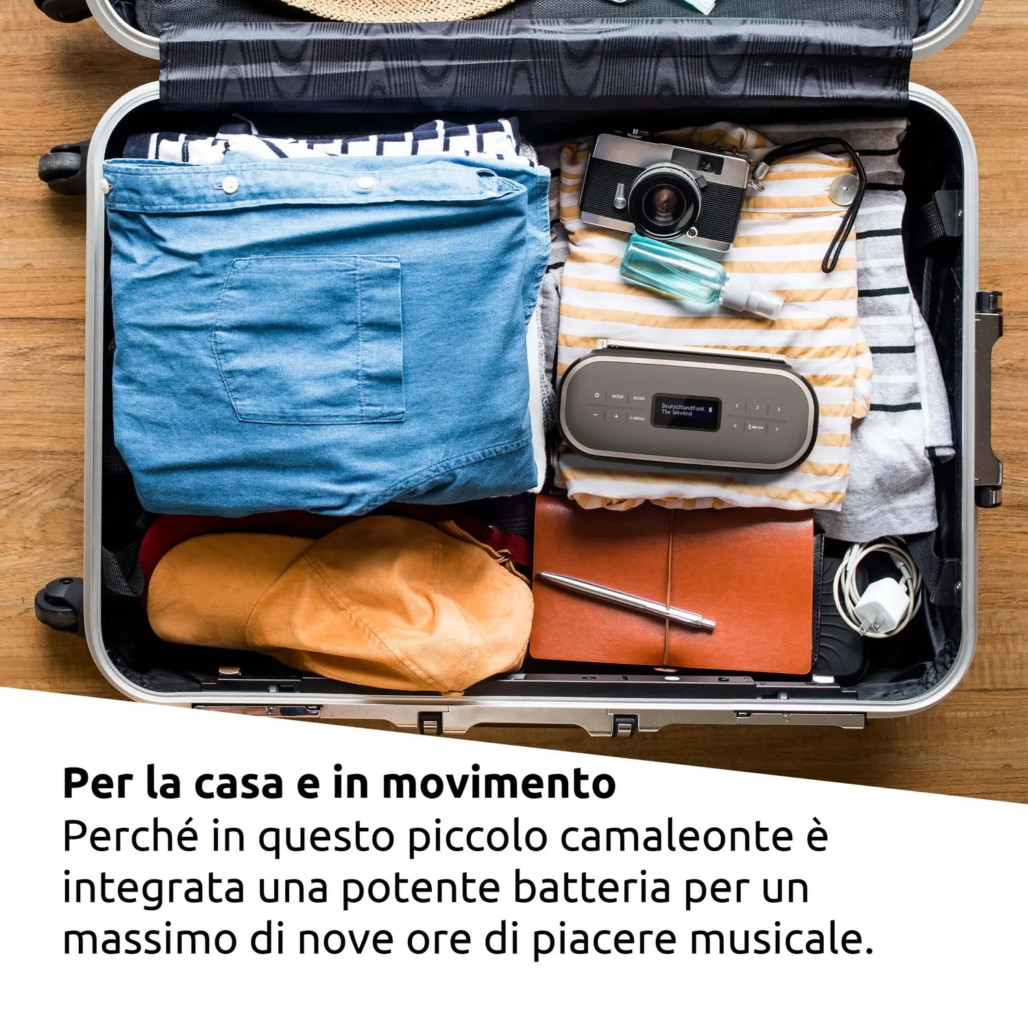 TechniSat Viola BT 1 Altoparlante Bluetooth DAB+ 6W USB-C