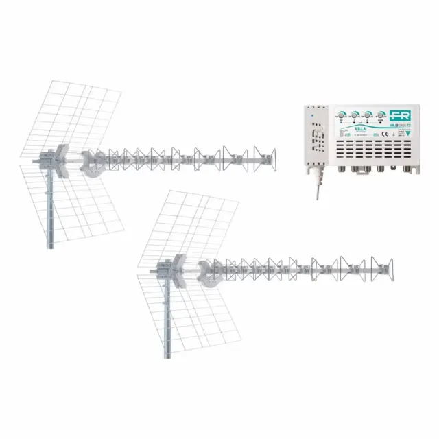 Fracarro KIT 2 5G T2 kit antenna TV 2 antenne BLU10HD