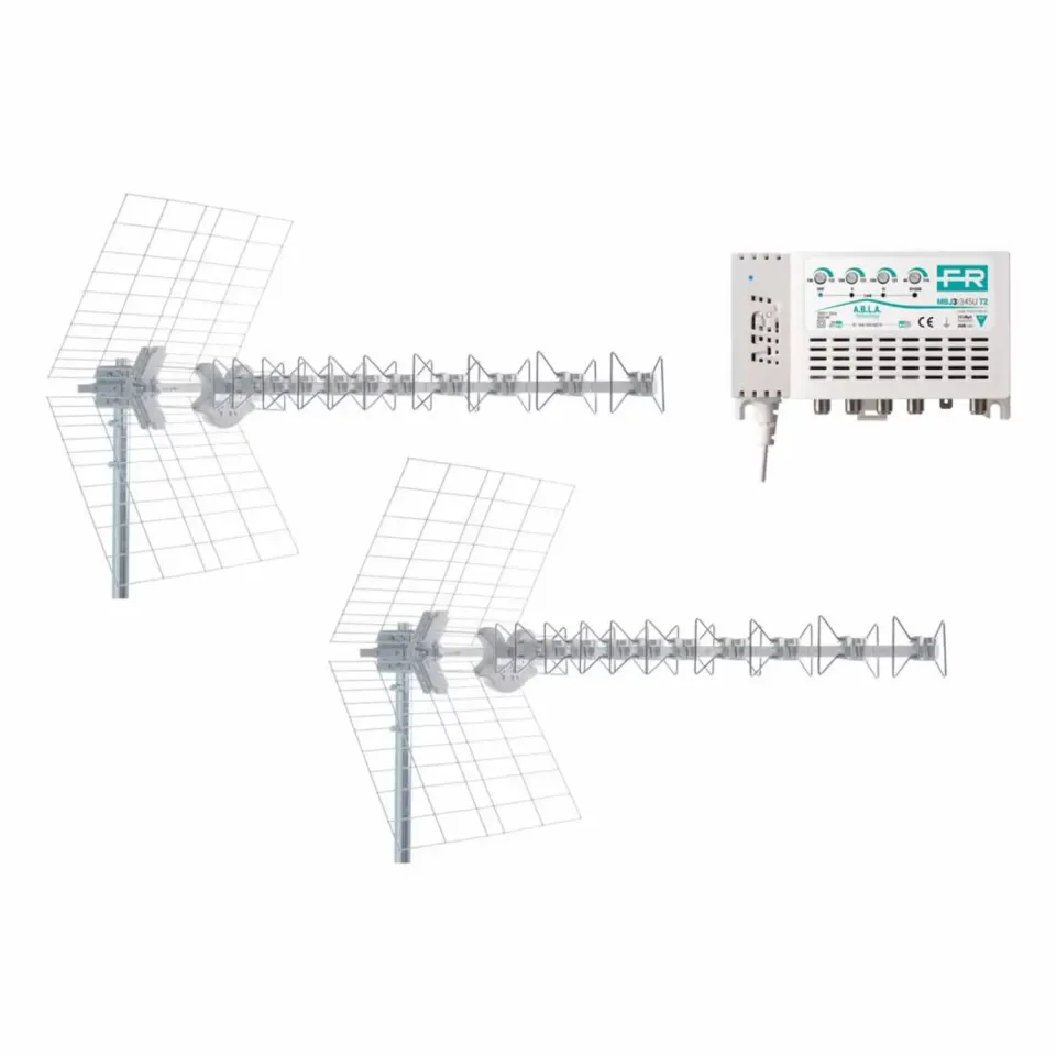 Fracarro KIT 2 5G T2 kit antenna TV 2 antenne BLU10HD