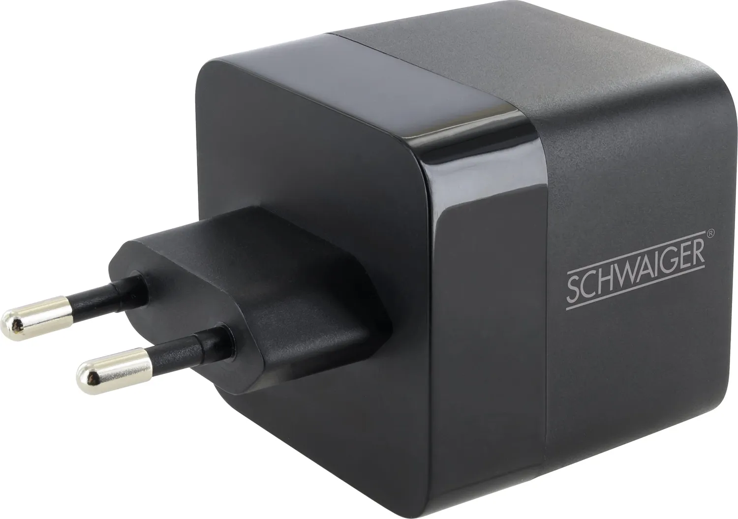 Schwaiger Caricatore Rapido 65W GaN cavo retrattile USB-C