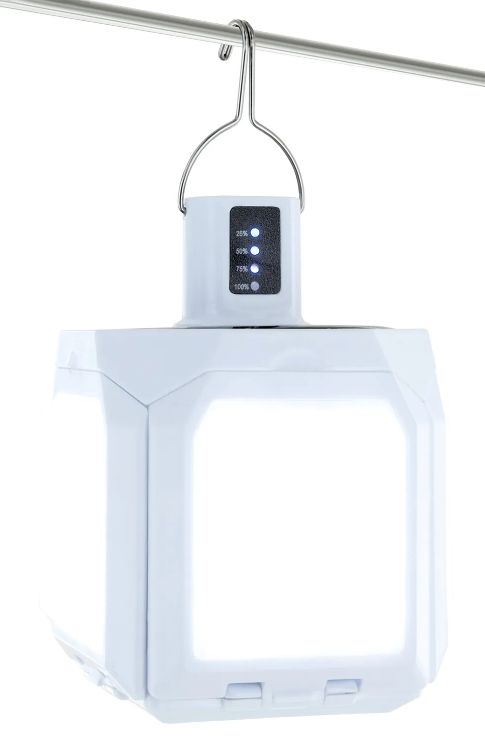 Schwaiger Lampada Solare Sospesa Pieghevole Nera 600 Lm