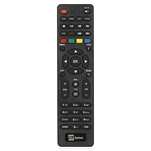 TELE System Telecomando Originale TS6822 FACILE/01 T2HEVC