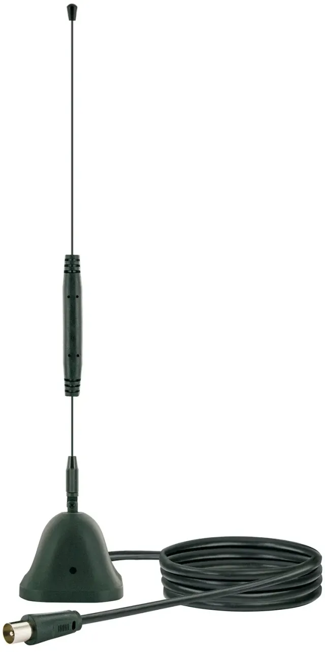 SCHWAIGER Antenna Interna DVB-T Stabantenne Passiva Nera DAB+