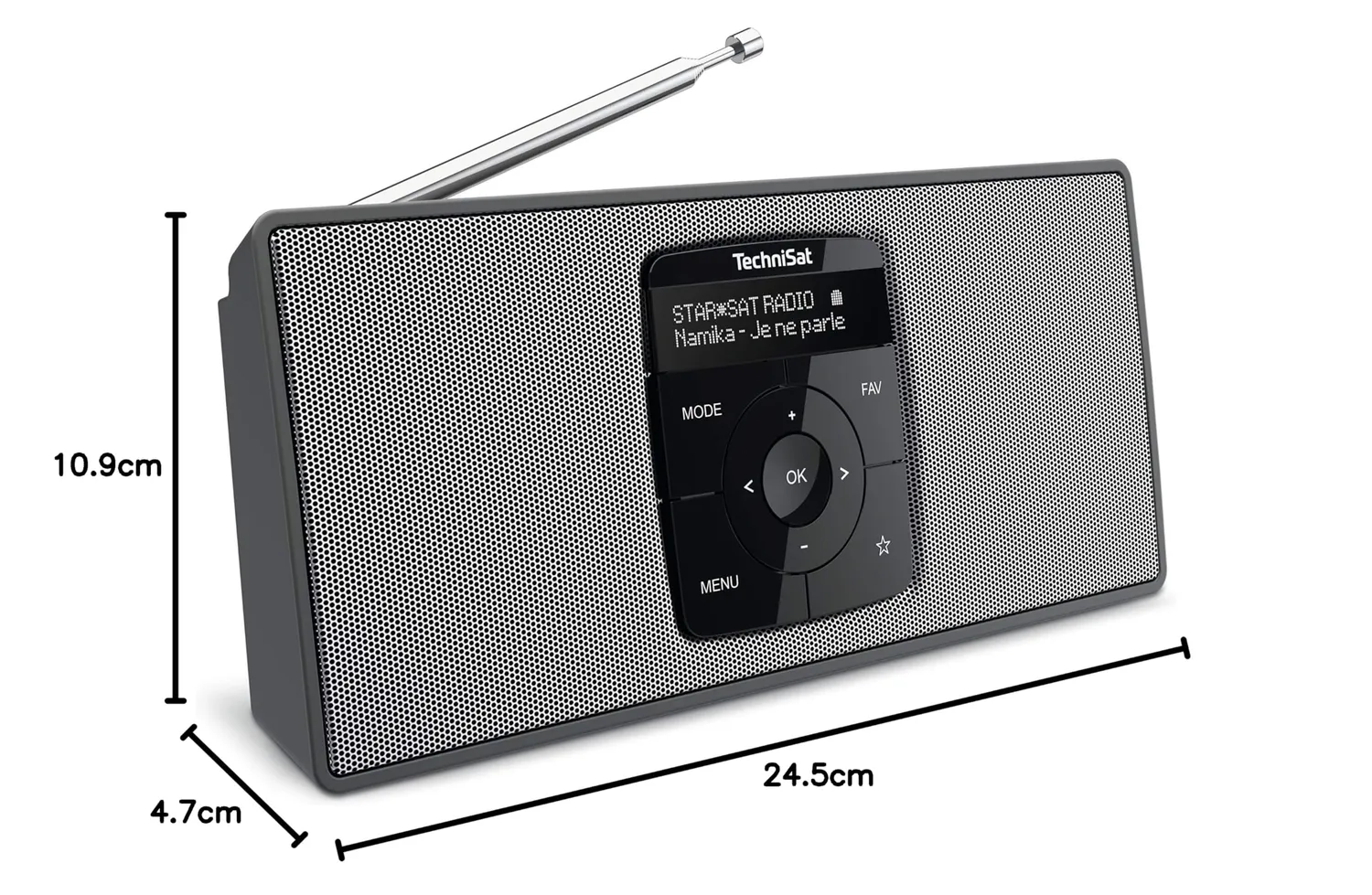 TechniSat DIGITRADIO 2 S radio DAB Bluetooth nero