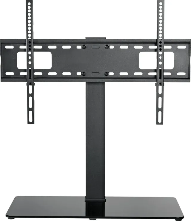Schwaiger Supporto TV Tavolo 37-70" Vetro Nero Girevole