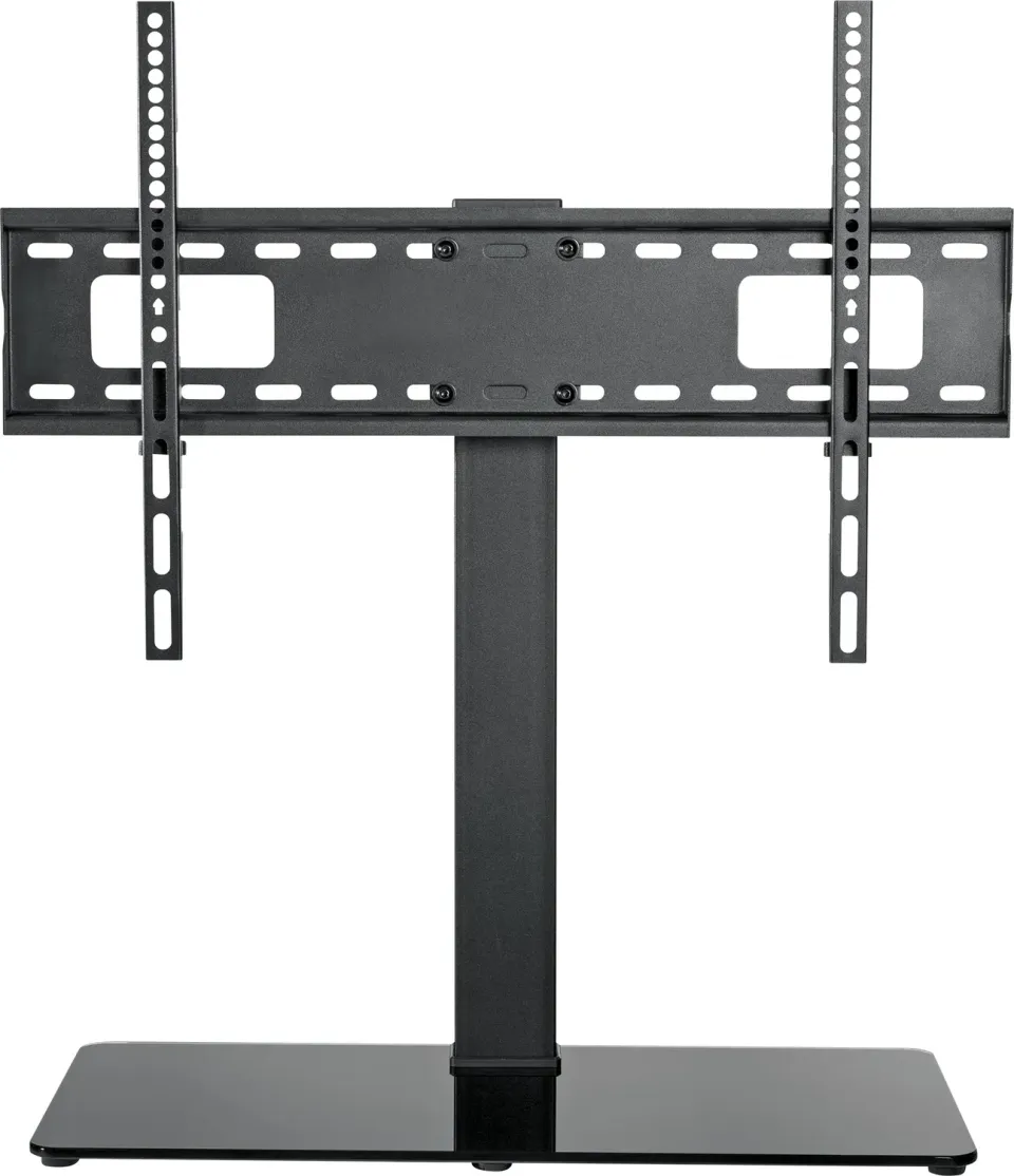 Schwaiger Supporto TV Tavolo 37-70" Vetro Nero Girevole