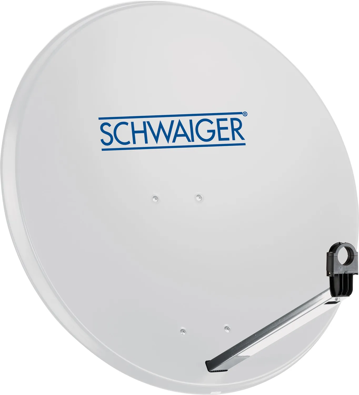 Schwaiger Antenna Satellitare Acciaio 80cm Grigia