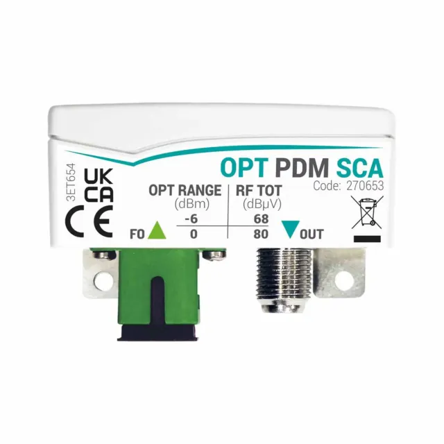 Fracarro OPT-PDM-SCA ricevitore ottico passivo FTTH