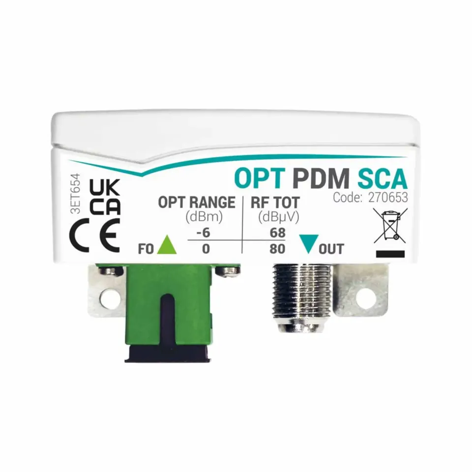 Fracarro OPT-PDM-SCA ricevitore ottico passivo FTTH