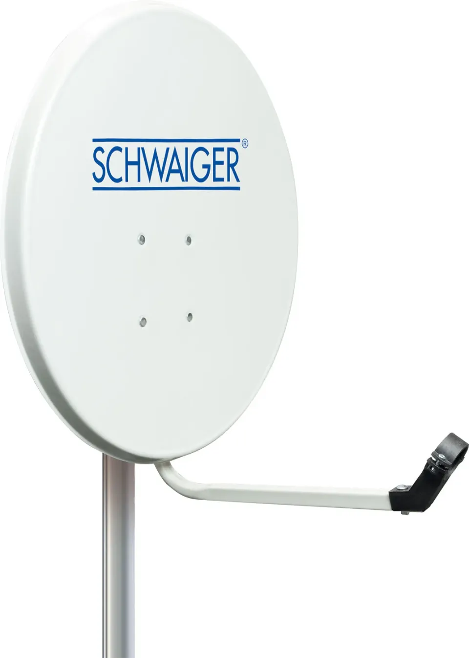 Schwaiger Antenna Satellitare Acciaio 60 cm Grigia