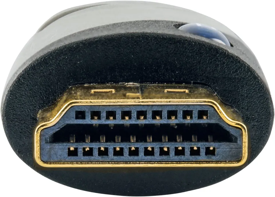 SCHWAIGER Cavo HDMI High Speed Ethernet Piatto Nero