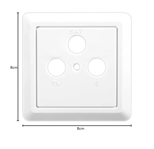 Edision FPO-300 coperchio presa TV-R-SAT bianco