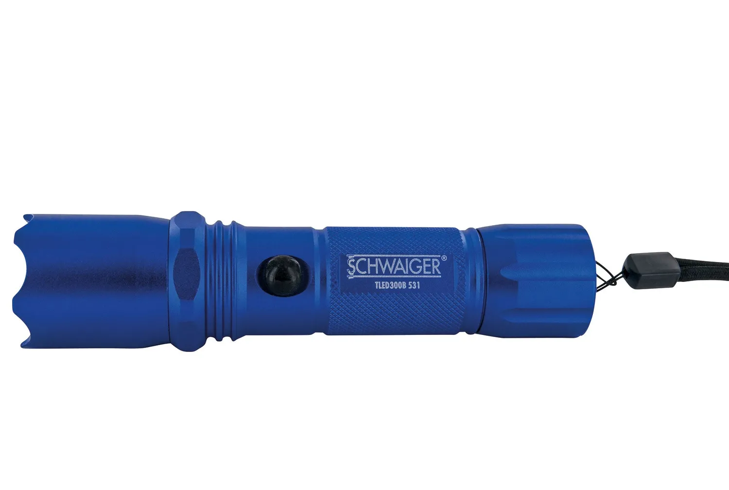 Schwaiger Torcia LED COB 110 lm blu 3x AAA