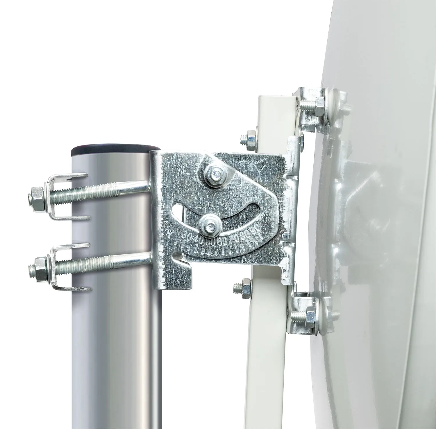 Schwaiger Antenna Satellitare Acciaio 60 cm Grigia