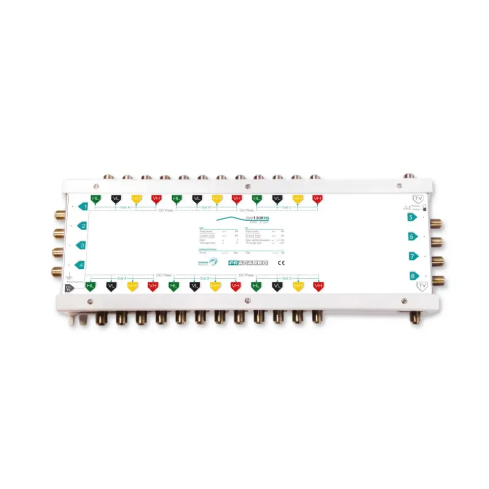 Fracarro SWI1308TS multiswitch cascata 13 ingressi 8 uscite